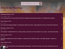 Tablet Screenshot of amyinthemorning.blogspot.com