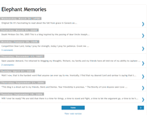 Tablet Screenshot of elephantmemories.blogspot.com