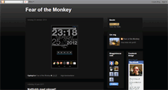 Desktop Screenshot of fearofthemonkey.blogspot.com