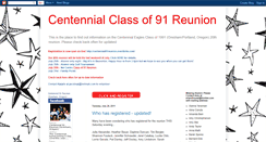 Desktop Screenshot of centennial91reunion.blogspot.com