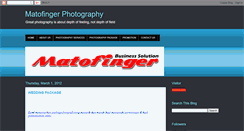 Desktop Screenshot of matofinger.blogspot.com