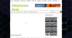 Desktop Screenshot of androidsymbianmarket.blogspot.com