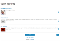 Tablet Screenshot of justinhairstyle.blogspot.com