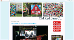 Desktop Screenshot of oldredbarnco.blogspot.com