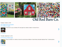 Tablet Screenshot of oldredbarnco.blogspot.com