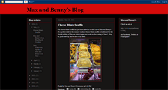Desktop Screenshot of maxandbennys.blogspot.com