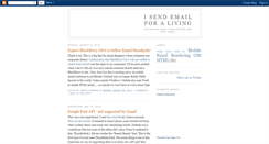 Desktop Screenshot of isendemailforaliving.blogspot.com