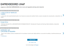 Tablet Screenshot of emprendedorunap.blogspot.com