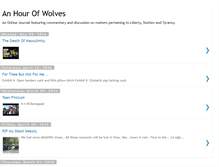 Tablet Screenshot of anhourofwolves.blogspot.com