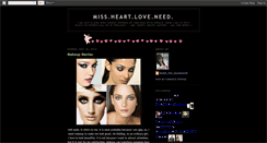 Desktop Screenshot of missheartloveneed.blogspot.com