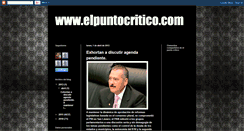 Desktop Screenshot of el-punto-critico.blogspot.com