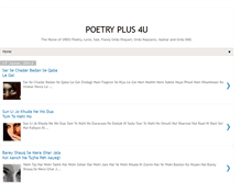 Tablet Screenshot of poetryplus4u.blogspot.com