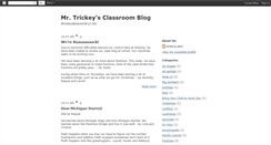 Desktop Screenshot of mrtrickey.blogspot.com