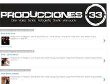 Tablet Screenshot of producciones-33.blogspot.com