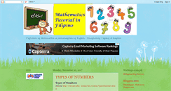 Desktop Screenshot of mathematicstutorial.blogspot.com