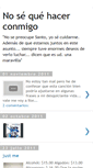 Mobile Screenshot of nocqhacerconmigo.blogspot.com