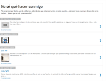 Tablet Screenshot of nocqhacerconmigo.blogspot.com