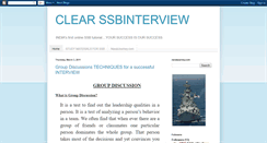 Desktop Screenshot of clearssbinterview.blogspot.com