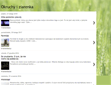 Tablet Screenshot of okruchy-i-ziarenka.blogspot.com