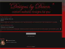 Tablet Screenshot of designsbydawn.blogspot.com