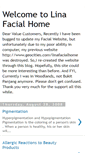Mobile Screenshot of linafacialhome.blogspot.com