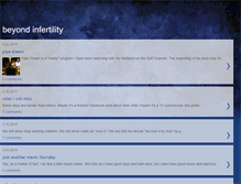 Tablet Screenshot of beyond-infertility.blogspot.com