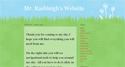 Desktop Screenshot of mrrashleigh.blogspot.com