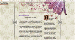 Desktop Screenshot of inspiringbellacrafts.blogspot.com