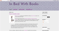 Desktop Screenshot of inbedwithbooks.blogspot.com
