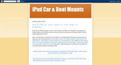 Desktop Screenshot of ipadcarandboatmounts.blogspot.com