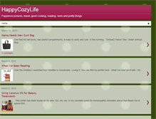 Tablet Screenshot of happycozylife.blogspot.com