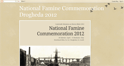 Desktop Screenshot of nationalfaminecommemoration2012.blogspot.com