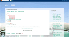 Desktop Screenshot of diaperbagforyou.blogspot.com
