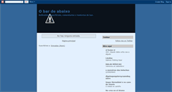 Desktop Screenshot of obardeabaixo.blogspot.com