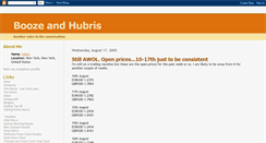 Desktop Screenshot of boozeandhubris.blogspot.com