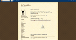 Desktop Screenshot of bigtech.blogspot.com