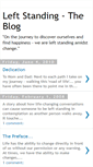 Mobile Screenshot of leftstandingbook.blogspot.com