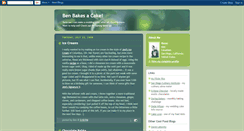 Desktop Screenshot of benbakesacake.blogspot.com