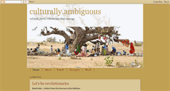 Desktop Screenshot of culturallyambiguous.blogspot.com