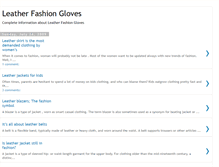 Tablet Screenshot of leather-glove.blogspot.com