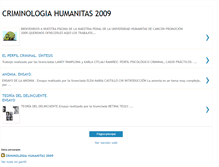 Tablet Screenshot of criminologia2009humanitas.blogspot.com