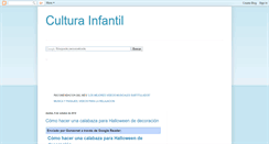 Desktop Screenshot of cultura-infantil.blogspot.com