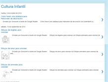 Tablet Screenshot of cultura-infantil.blogspot.com