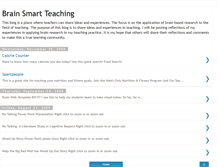 Tablet Screenshot of brainsmartteaching.blogspot.com