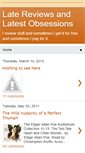 Mobile Screenshot of latereviews.blogspot.com