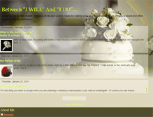 Tablet Screenshot of betweeniwillandido.blogspot.com