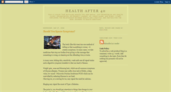 Desktop Screenshot of healthafter40.blogspot.com