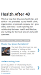 Mobile Screenshot of healthafter40.blogspot.com