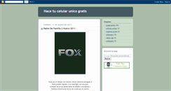 Desktop Screenshot of hacetucelularunicogratis.blogspot.com