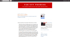 Desktop Screenshot of faroffpromise.blogspot.com